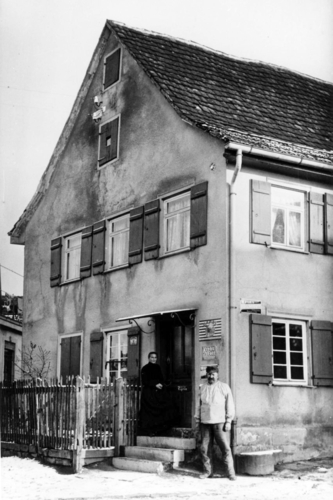 Der erste Konsum um 1910. Foto: Stadtarchiv Ostfildern